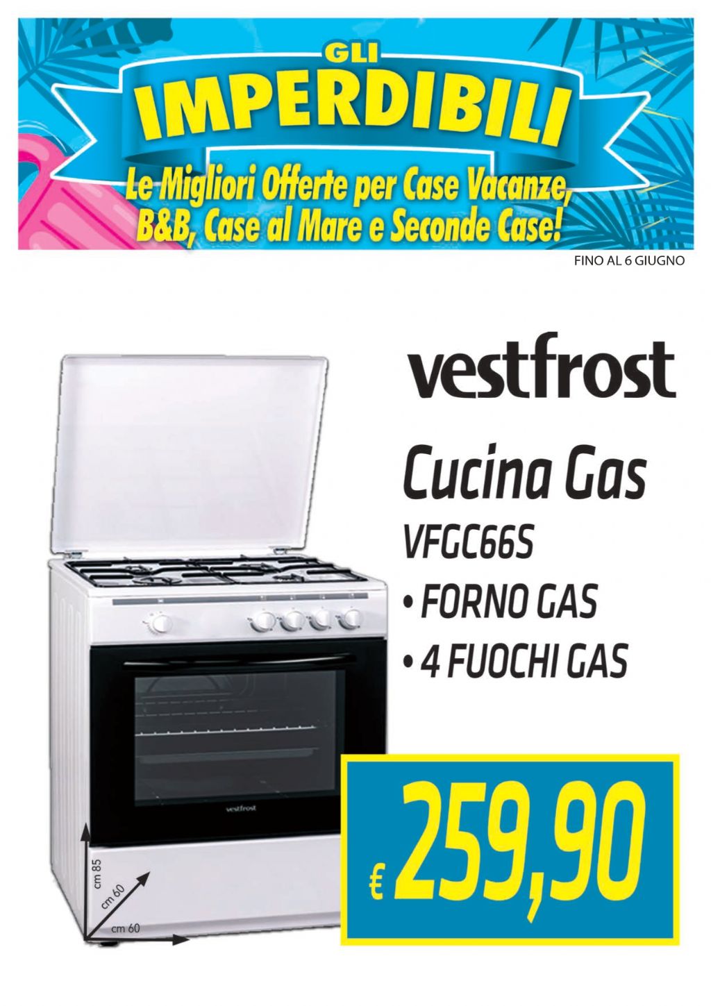 VESTFROST CUCINA VFGC66S